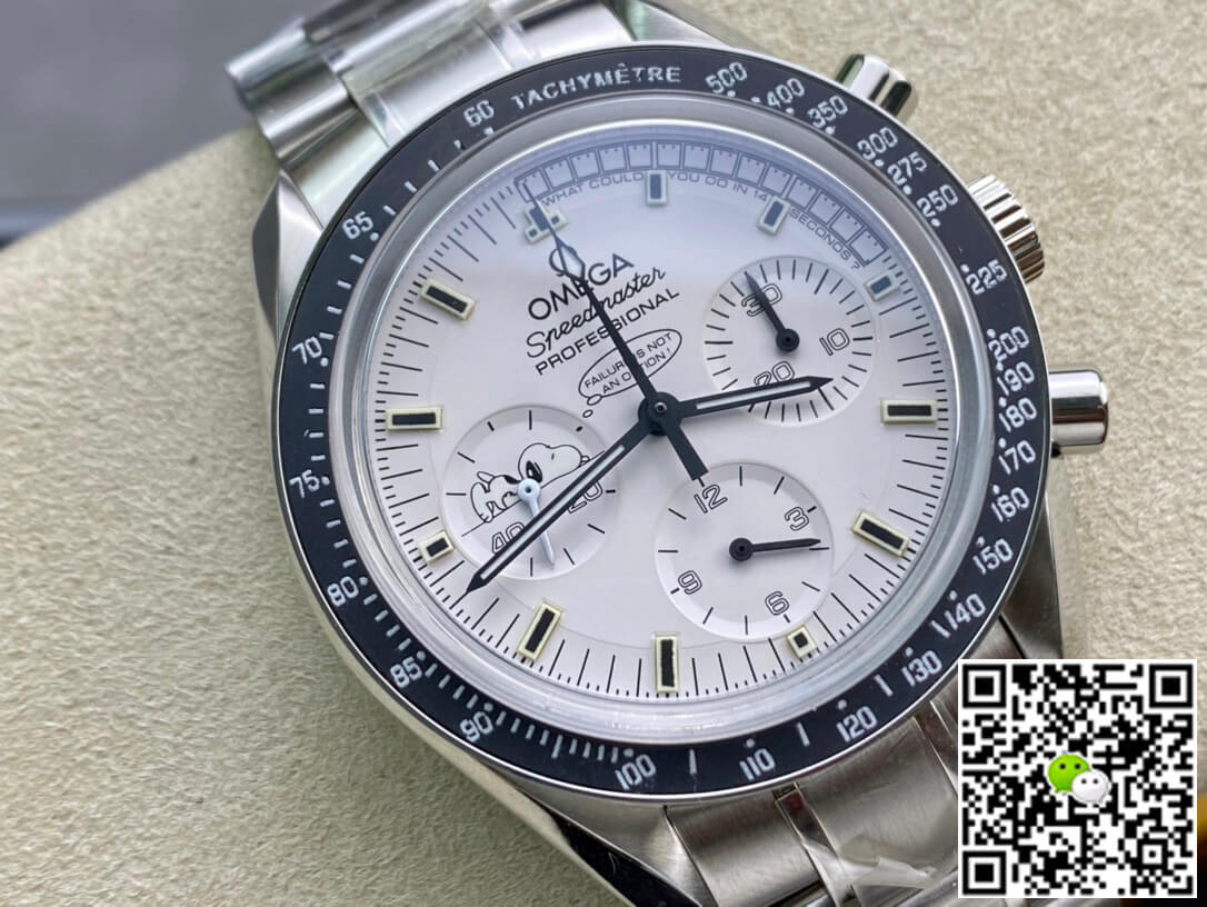 Omega Speedmaster Snoopy Award 311.32.42.30.04.003 OM Factory Stainless Steel Strap