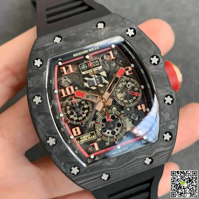 Richard Mille RM-011 KV Factory V2 Forged Carbon Black Case