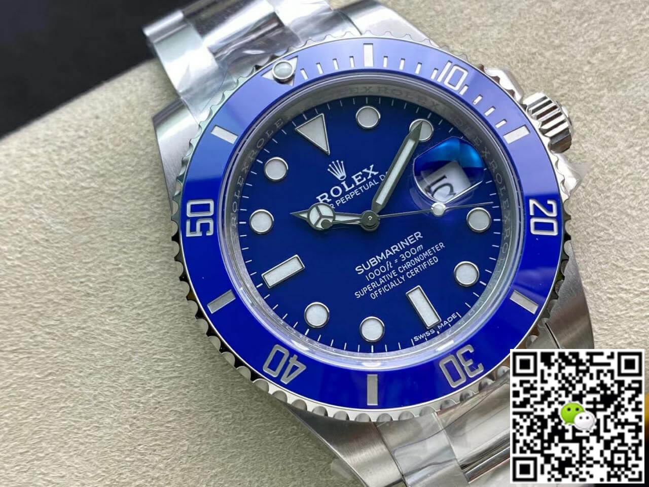 Rolex Submariner 116619LB-97209 VS Factory Blue Dial