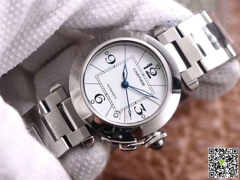 Cartier Pasha W31074M7 V9 Factory White Dial