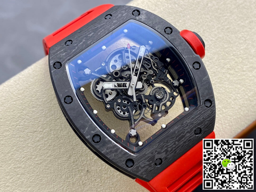 Richard Mille RM-055 BBR Factory Red Rubber Strap