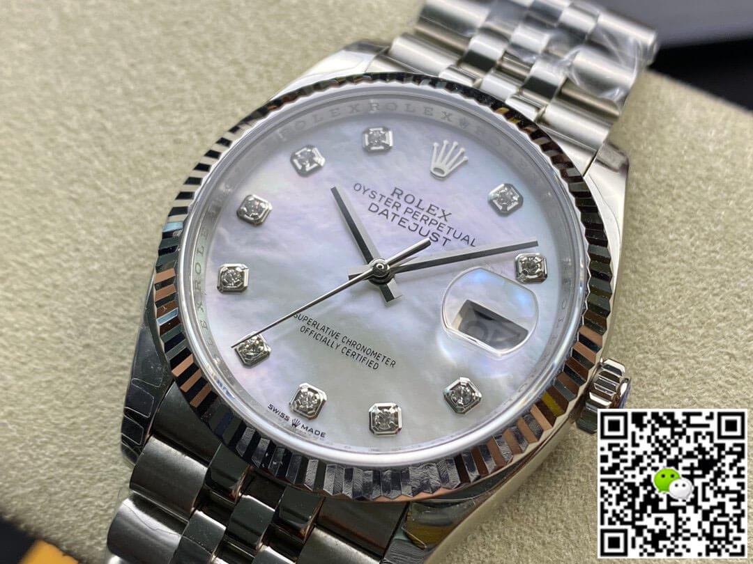 Rolex Datejust 178384-NG-63160 31MM EW Factory Fritillary Dial