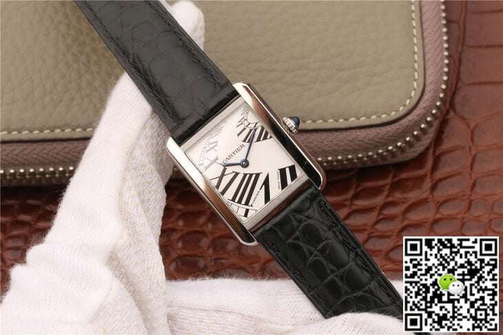 Cartier Tank W5200018 K11 Factory White Dial