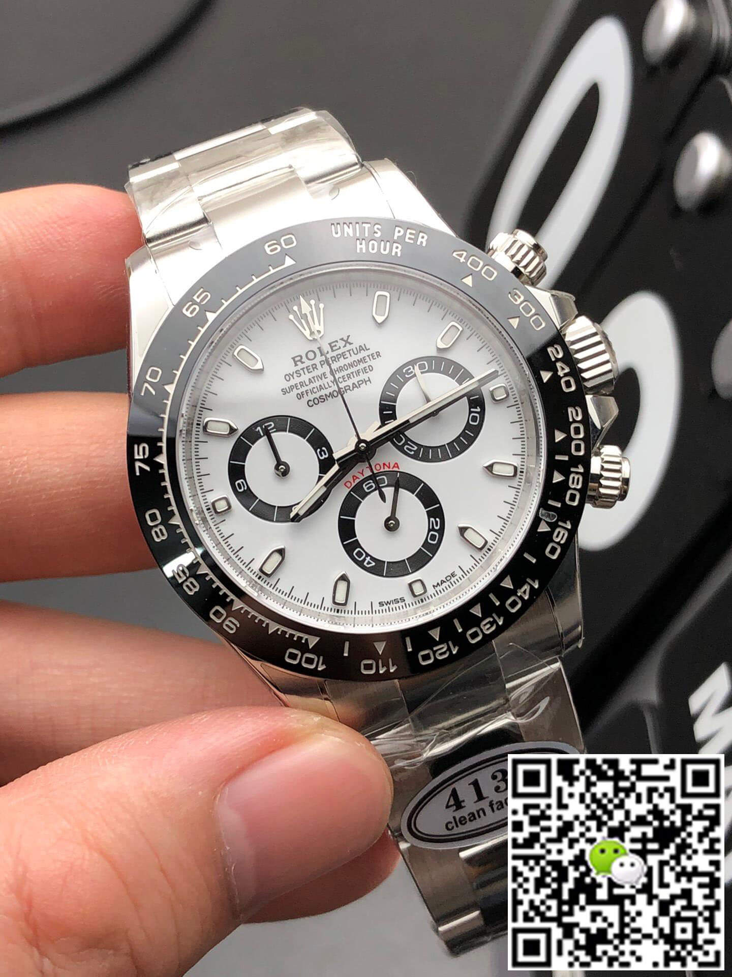Rolex Cosmograph Daytona M116500LN-0001 Clean Factory V2 Stainless Steel White Dial