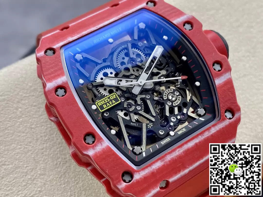 Richard Mille RM35-02 T+ Factory Red Carbon Fiber Skeleton Dial