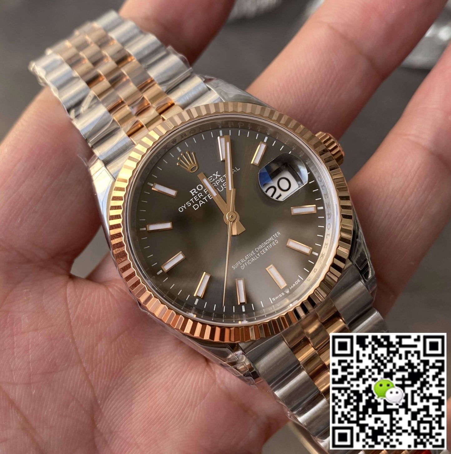 Rolex Datejust M126231-0013 36MM VS Factory Rose Gold