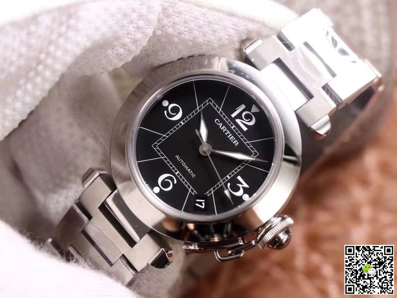 Cartier Pasha W31076M7 V9 Factory Black Dial