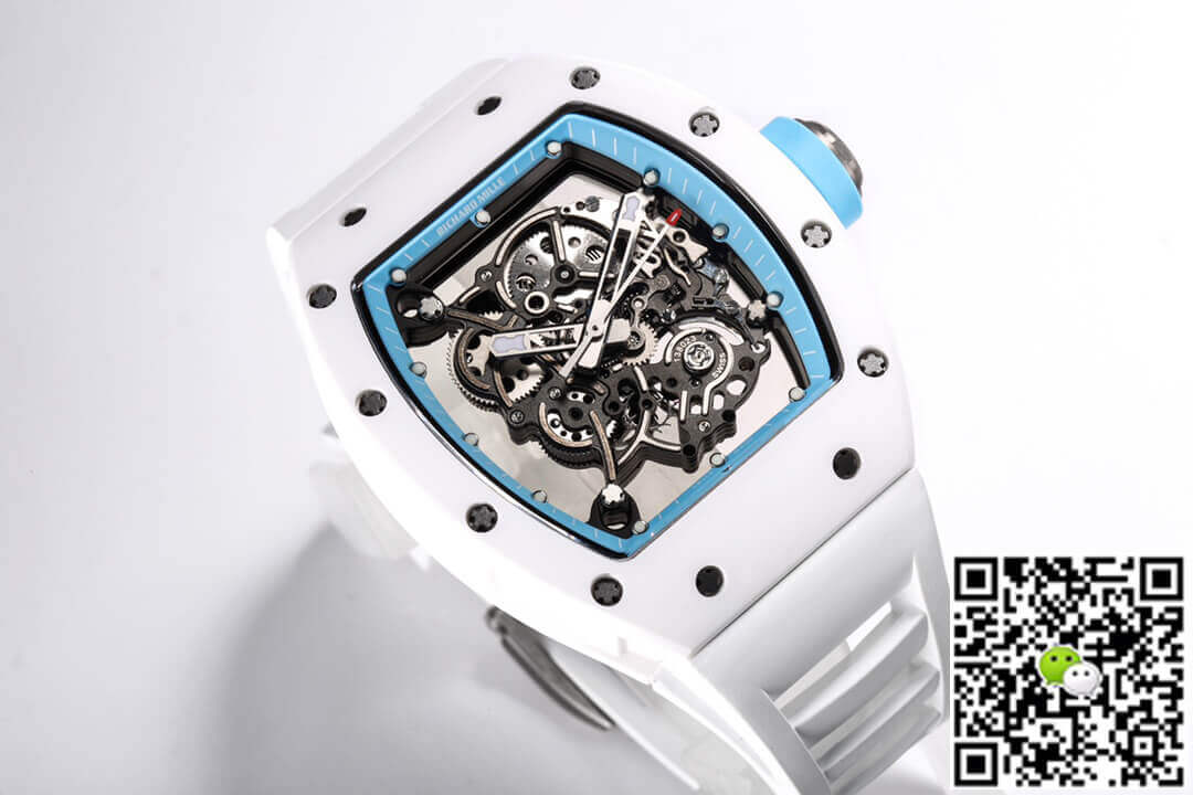 Richard Mille RM-055 BBR Factory White Ceramic Case