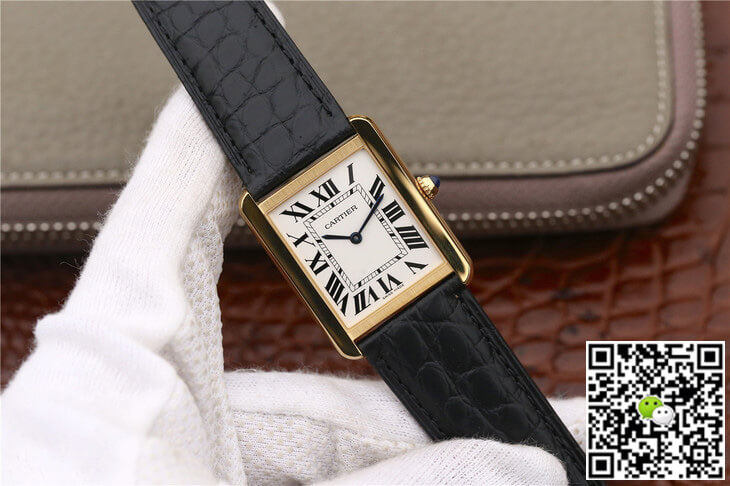 Cartier Tank W5200002 K11 Factory White Dial