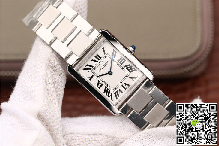 Cartier Tank W5200013 K11 Factory White Dial