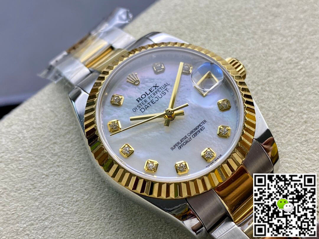 Rolex Datejust M278273-0027 31MM EW Factory Fritillary Dial