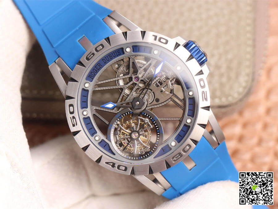 Roger Dubuis Excalibur Spidr RDDBEX0479 JB Factory Tourbillon Skeleton Dial