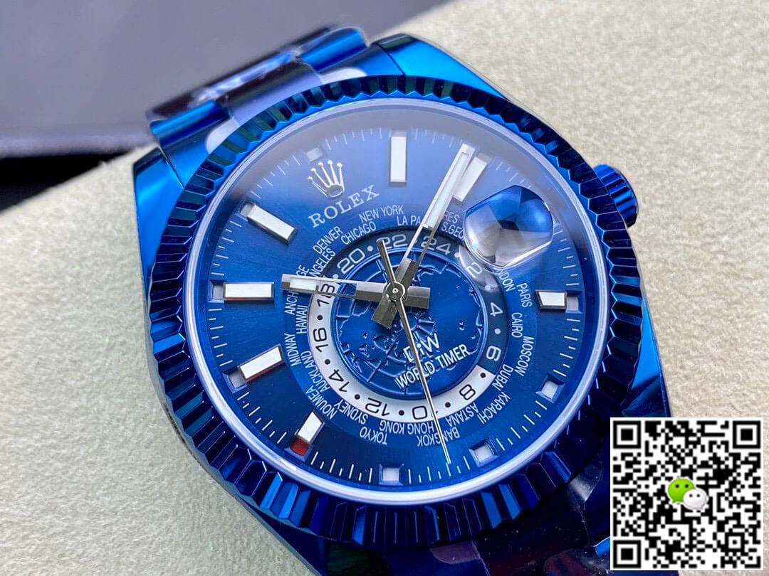 Rolex Sky Dweller 40MM WWF Factory DIW Blue Dial