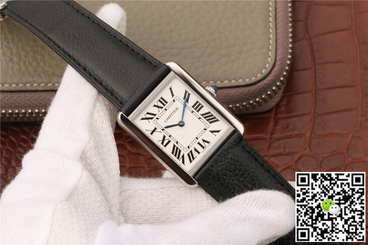 Cartier Tank WSTA0028 K11 Factory White Dial