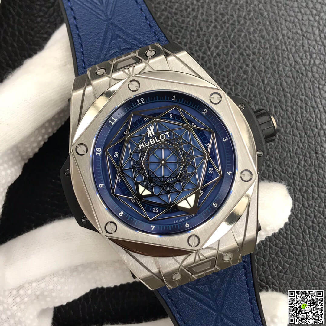 Hublot Big Bang 415.NX.7179.VR.MXM18 WWF Factory Titanium Blue Dial