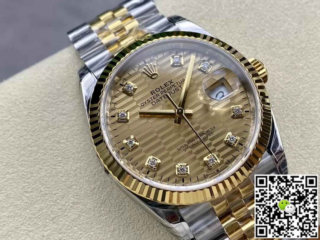 Rolex Datejust M126233-0045 36MM VS Factory Gold Dial
