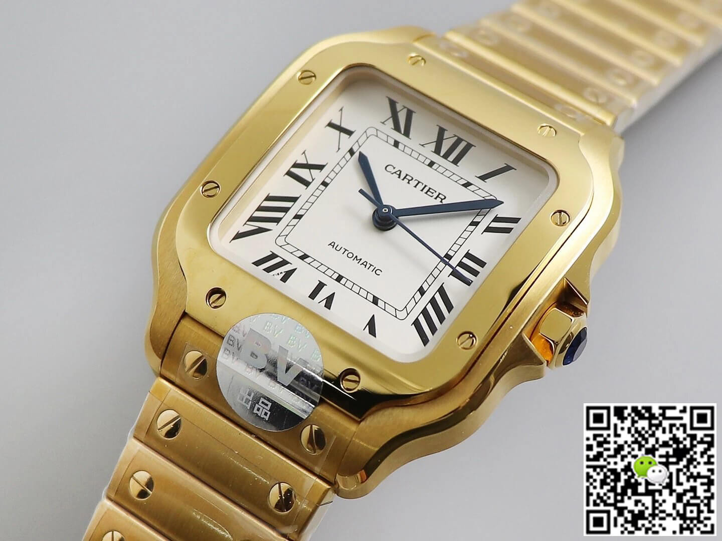 Cartier De Santos W20112Y1 BV Factory Yellow Gold
