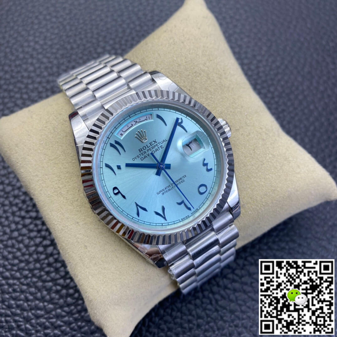 Rolex Day Date BP Factory Middle East Customization Ice Blue Dial