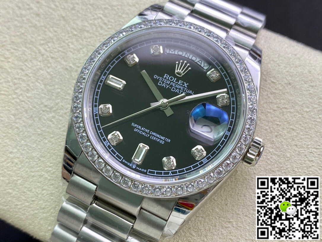 Rolex Day Date 118346 36MM EW Factory Diamond-set Bezel