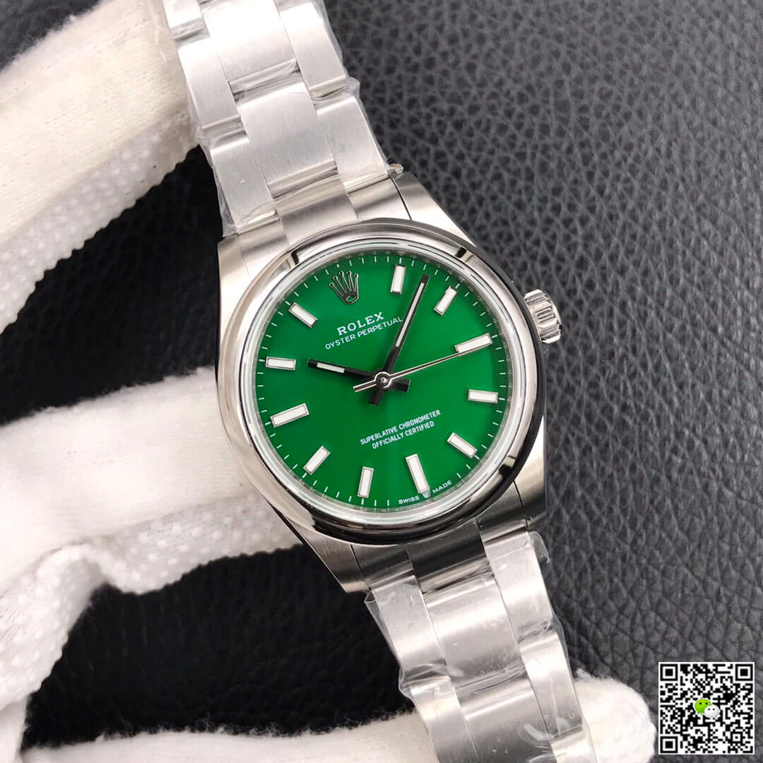 Rolex Oyster Perpetual M277200-0006 31MM EW Factory Green Dial