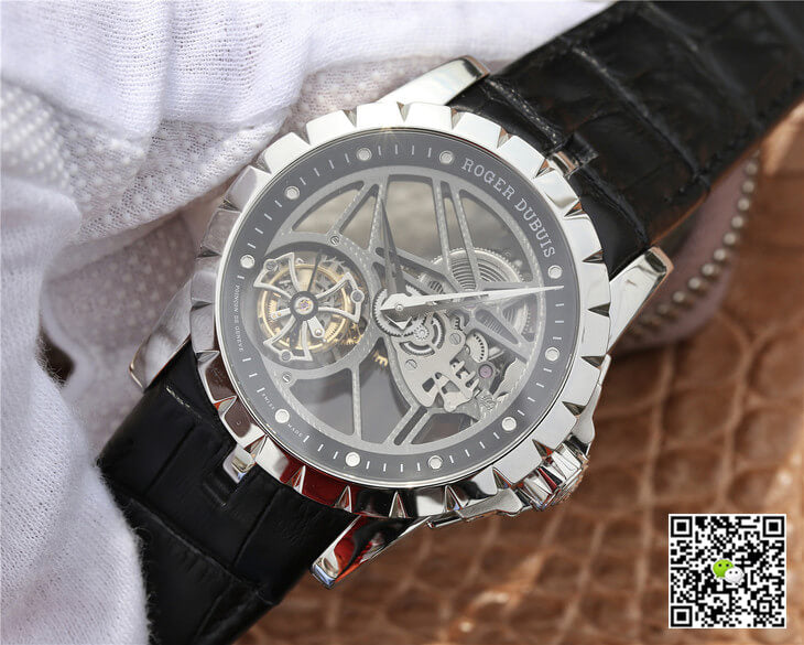 Roger Dubuis Excalibur RDDBEX0260 JB Factory Skeleton Tourbillon Dial