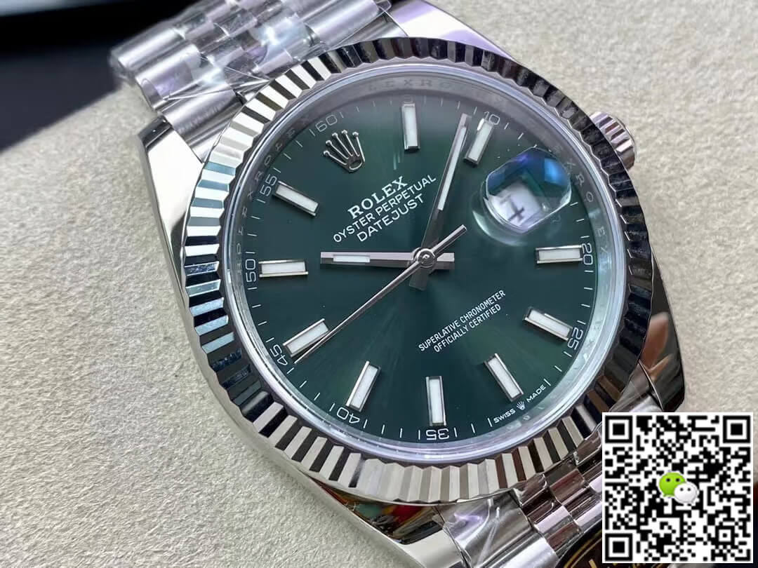 Rolex Datejust M126334-0027 Clean Factory Mint Green Dial