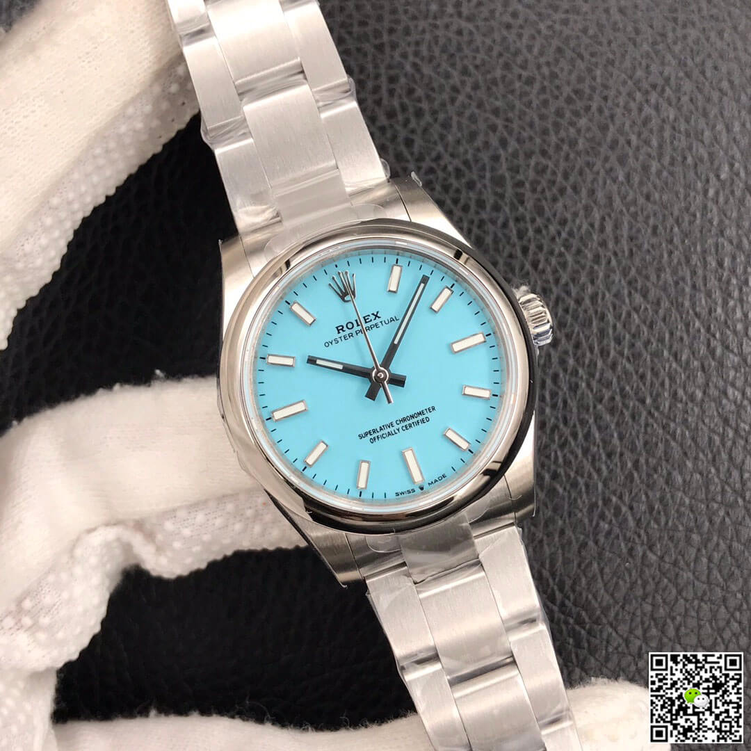 Rolex Oyster Perpetual M277200-0007 31MM EW Factory Turquoise Blue Dial