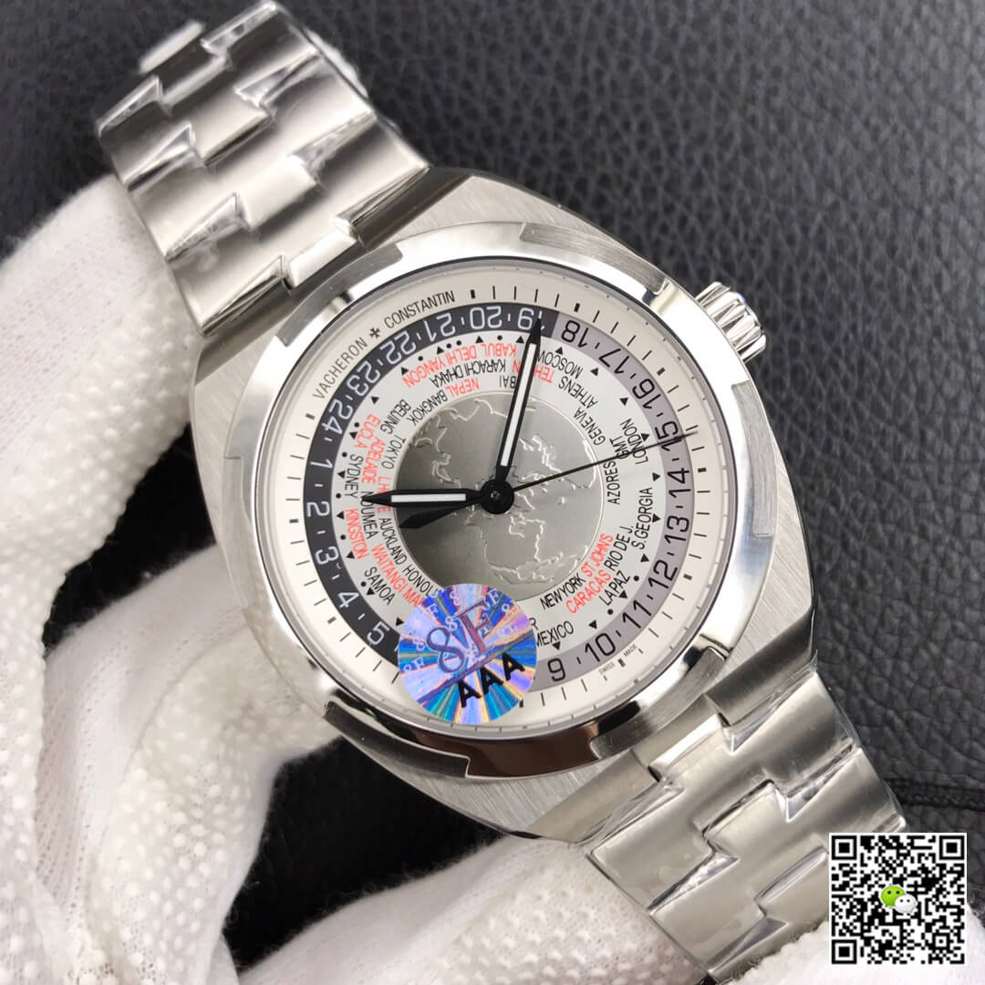 Vacheron Constantin Overseas 7700V/110A-B129 World Time 8F Factory Silver Gray Dial
