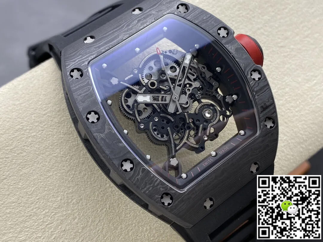 Richard Mille RM-055 BBR Factory Carbon Fiber Black Case