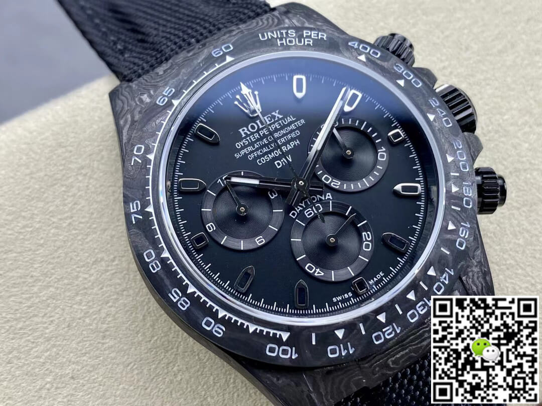 Rolex Daytona Cosmograph Diw Custom Version Noob Factory Black Dial