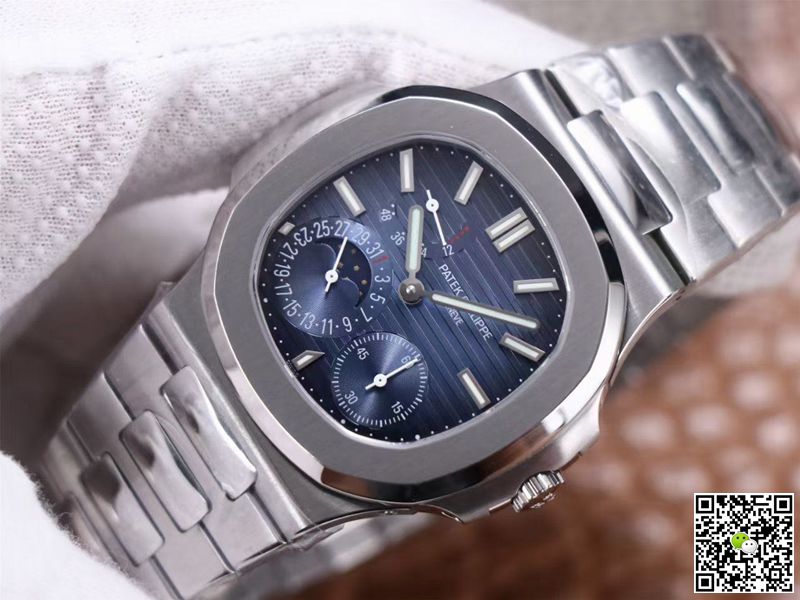 Patek Philippe Nautilus 5712/1A-001 PF Factory Blue Dial Steel Strap