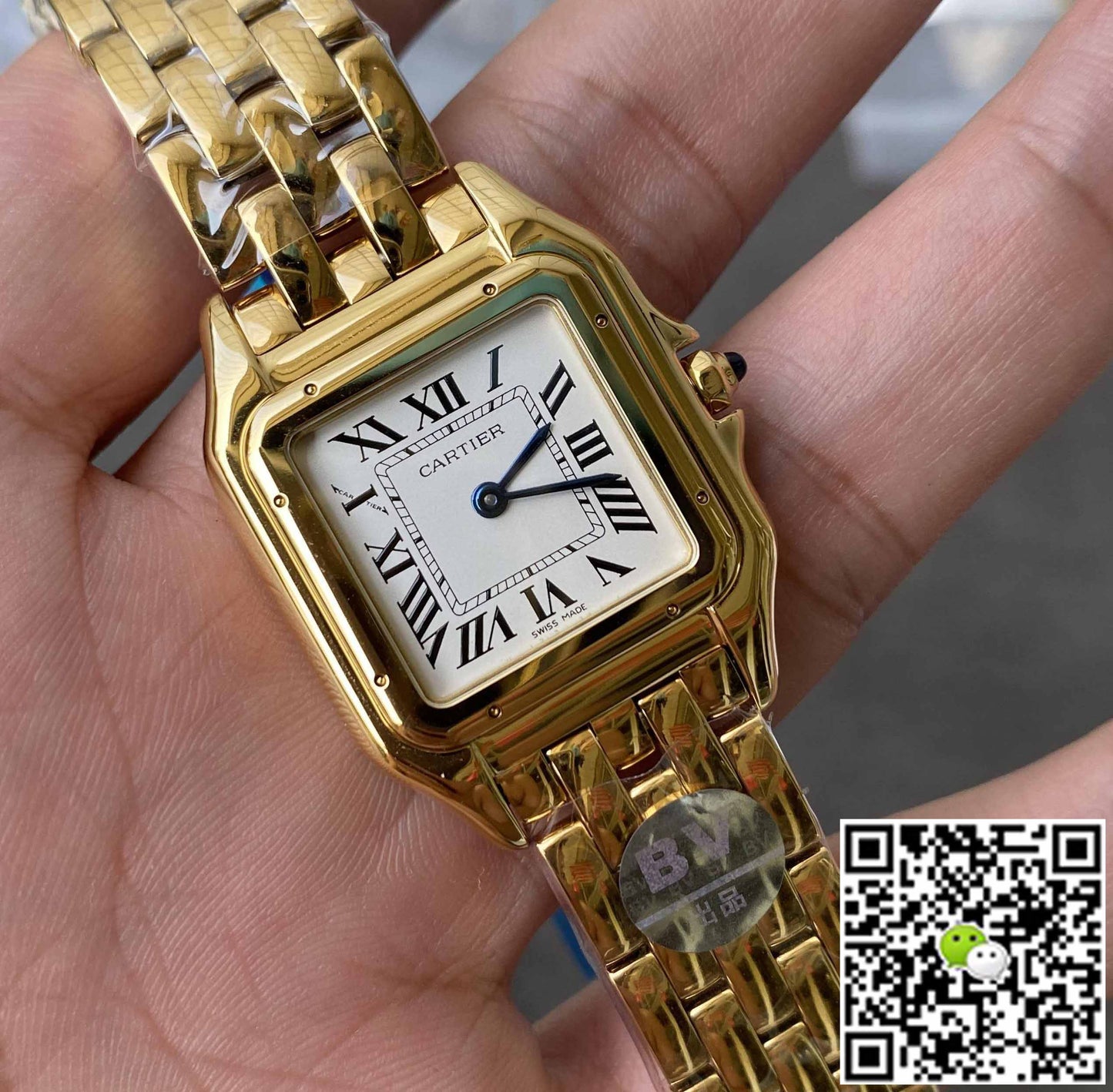 Panthere De Cartier WGPN0009 27MM BV Factory White Dial