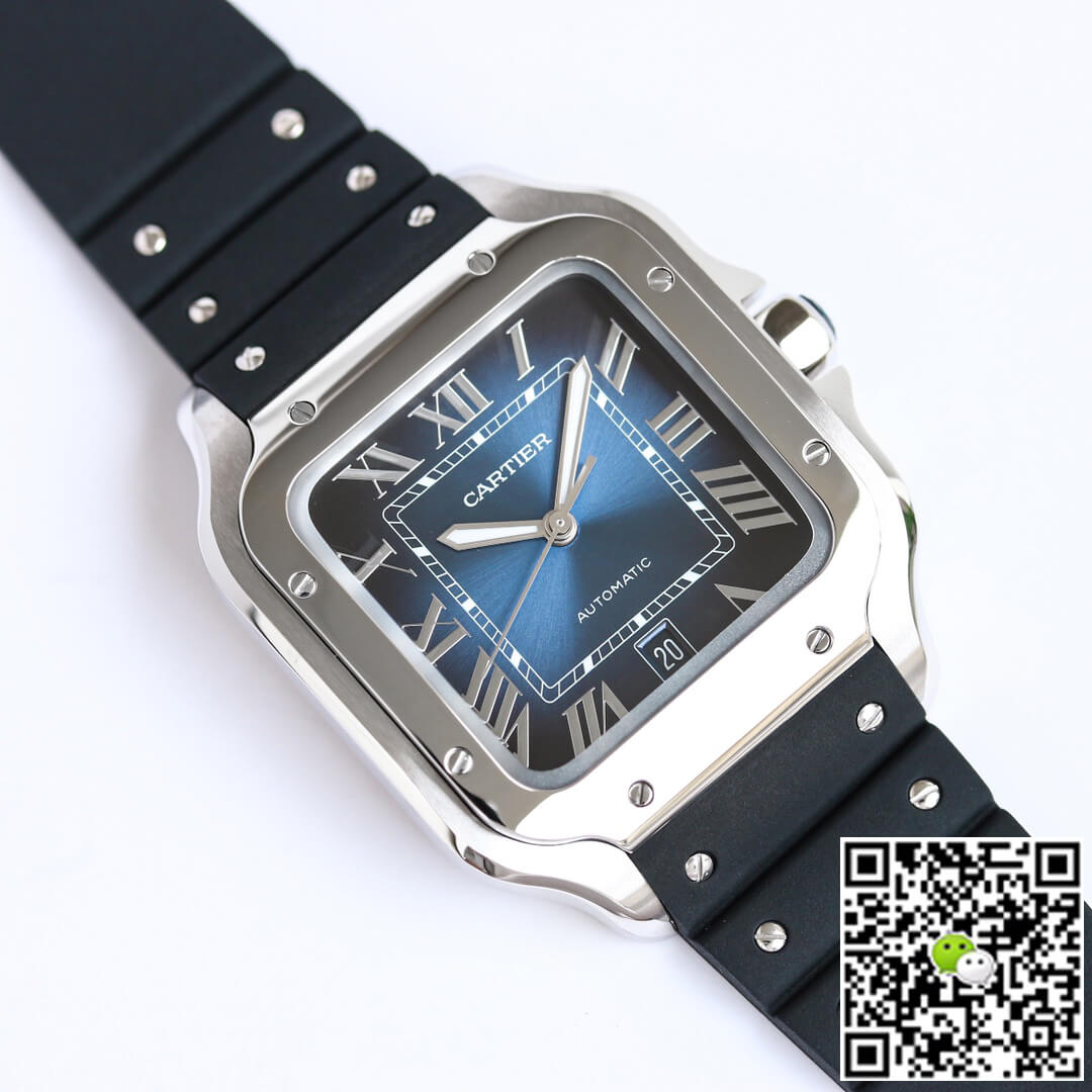 Cartier Santos WSSA0030 GF Factory V2 Rubber Strap