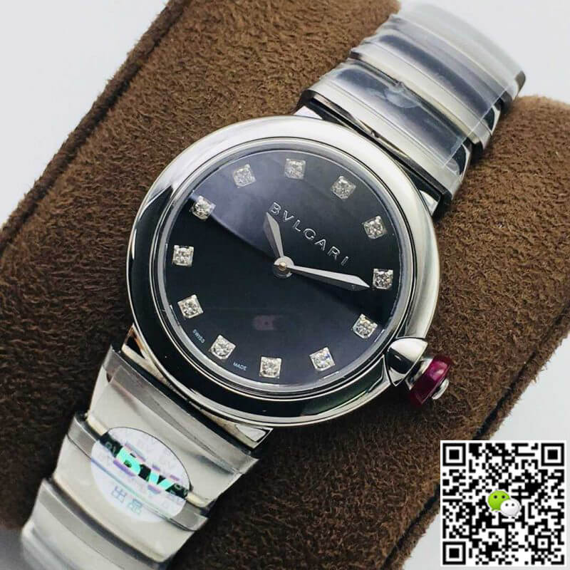 Bvlgari LVCEA BV Factory Stainless Steel Black Dial