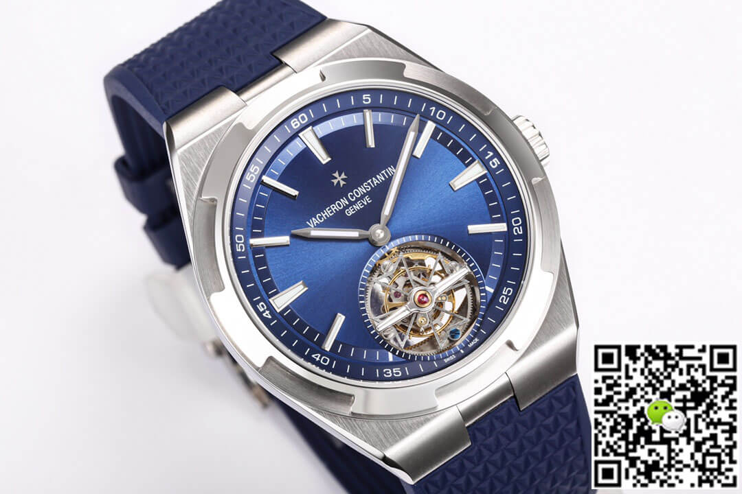 Vacheron Constantin Overseas Tourbillon 6000V/110A-B544 BBR Factory Blue Rubber Strap