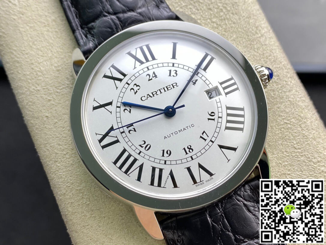 RONDE DE CARTIER W6701010 AF Factory Leather Strap