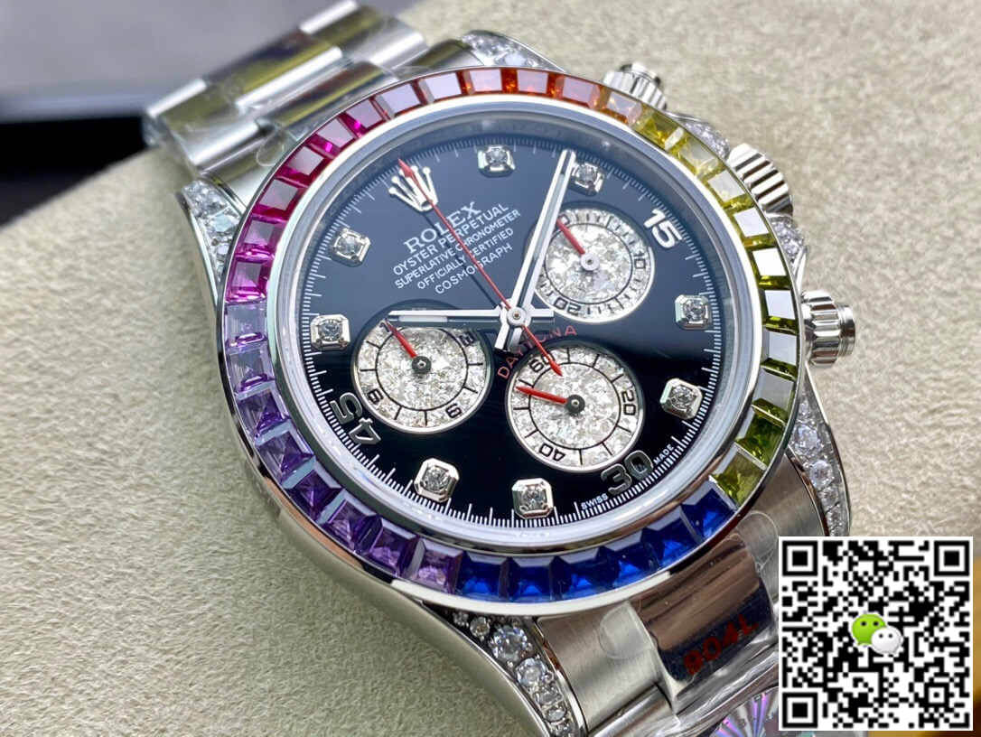 Rolex Daytona Cosmograph 116599 RBOW JH Factory Diamond-set Dial