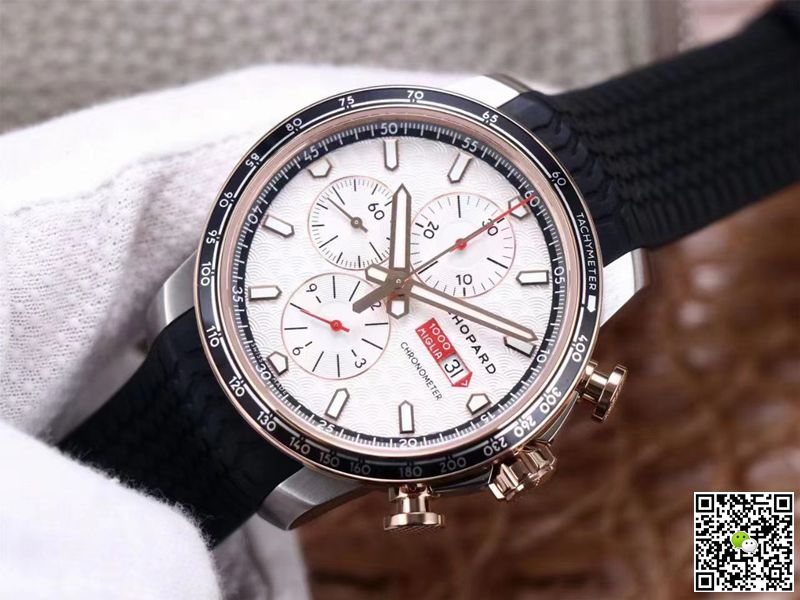 Chopard Classic Racing Mille Miglia GTS Chronograph 168571-6001 V7 Factory White Dial