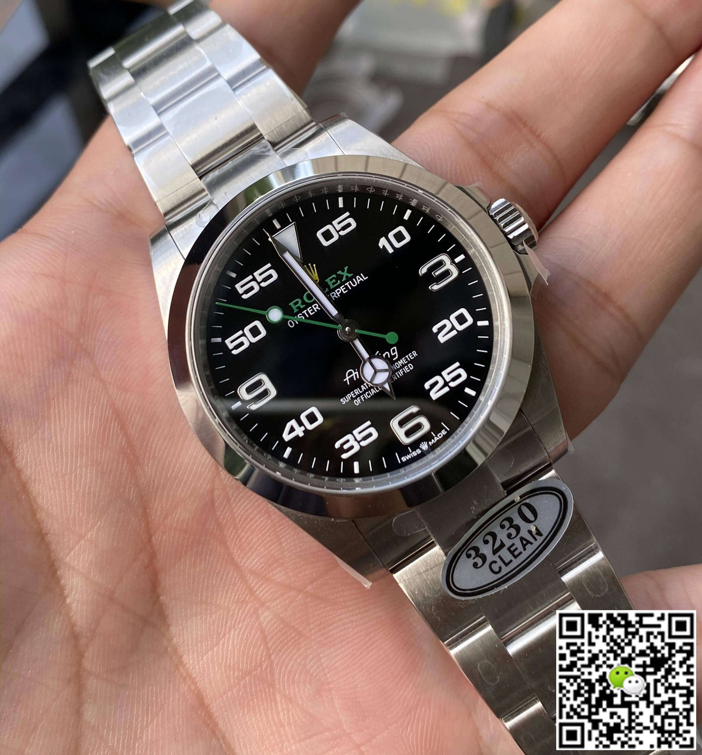 Rolex Air King M126900-0001 Clean Factory Stainless Steel