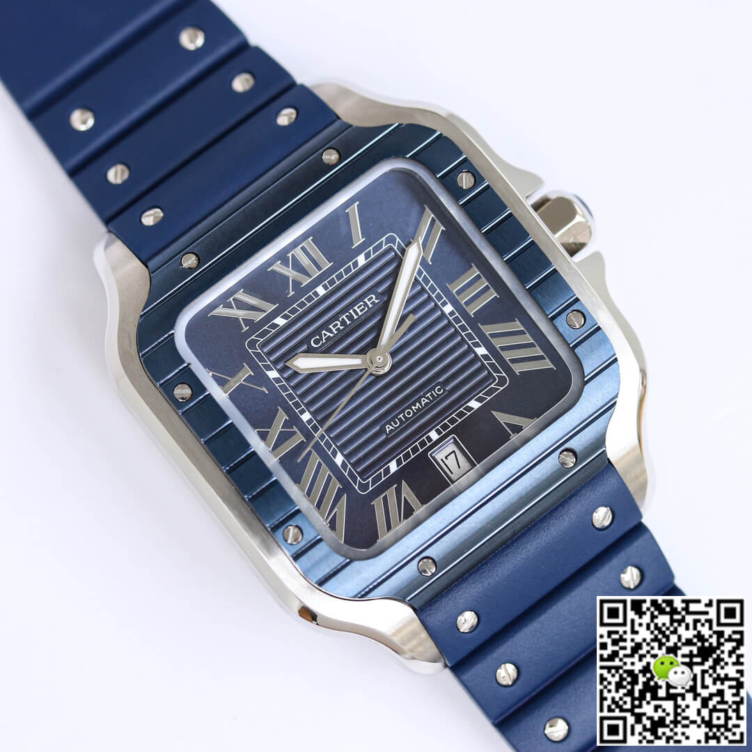 Santos De Cartier GF Factory Blue Bezel
