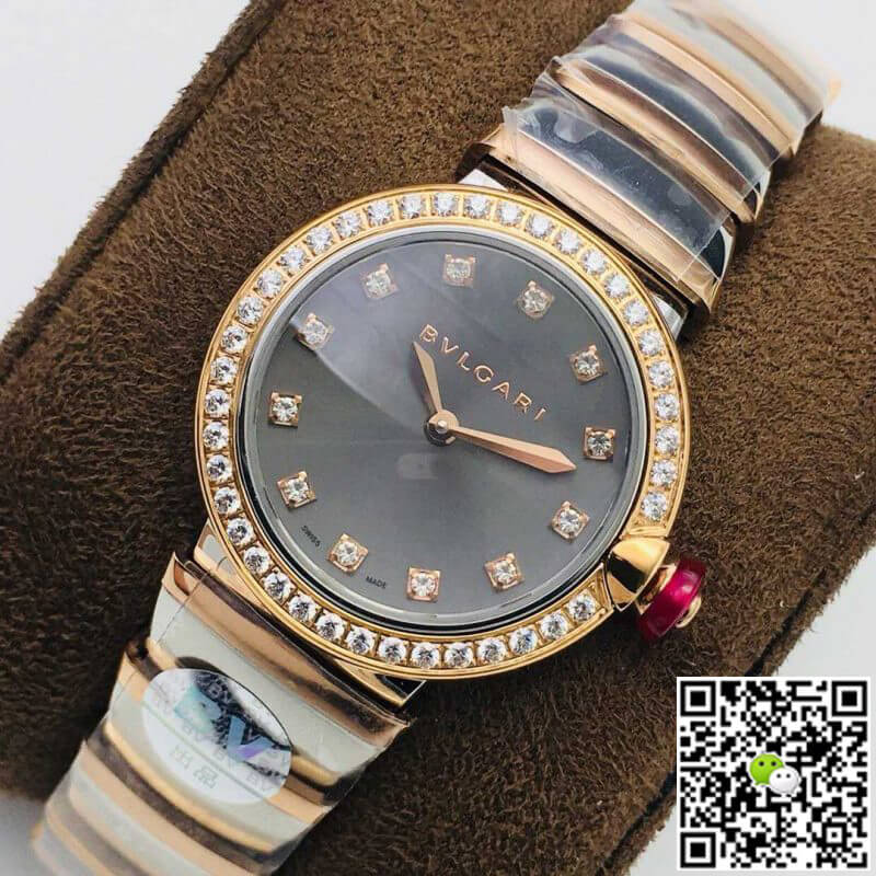 Bvlgari LVCEA BV Factory Rose Gold Gray Dial