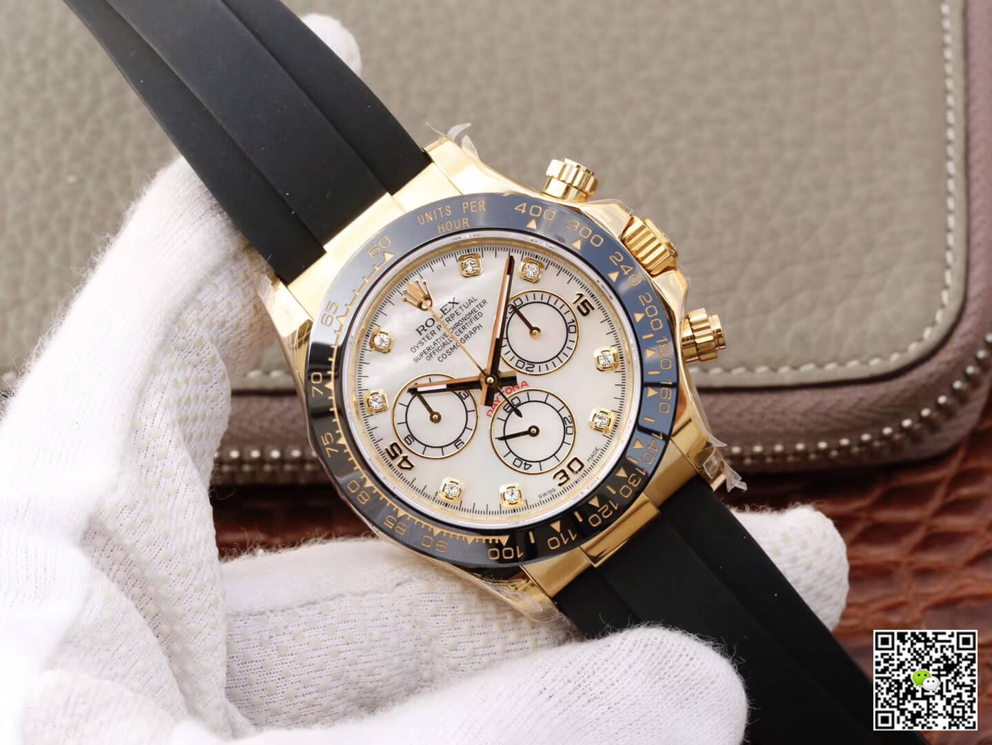 Rolex Daytona Cosmograph M116518ln-0037 JH Factory V6 Diamond Dial