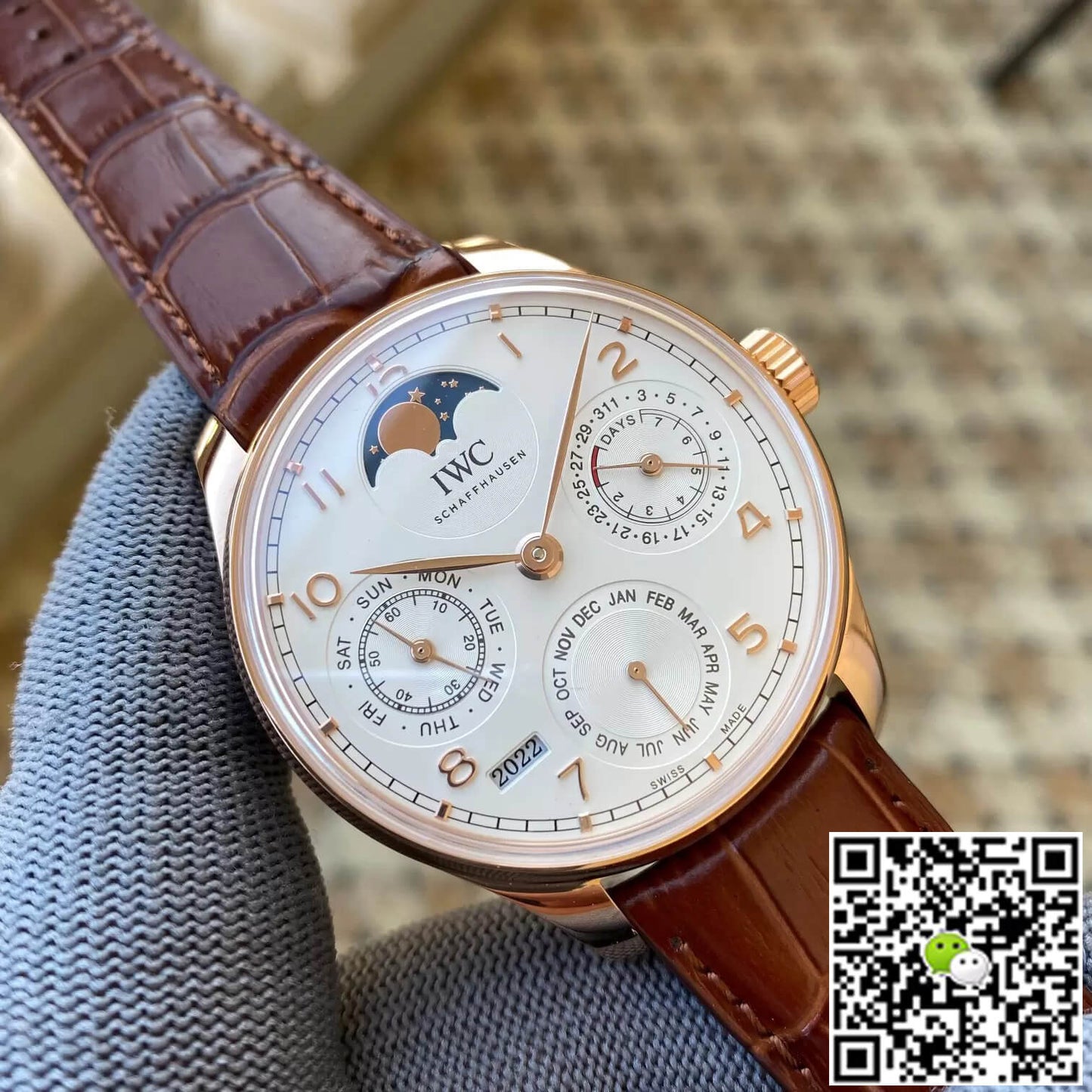 IWC Portuguese Perpetual Calendar IW503302 APS Factory Red Gold