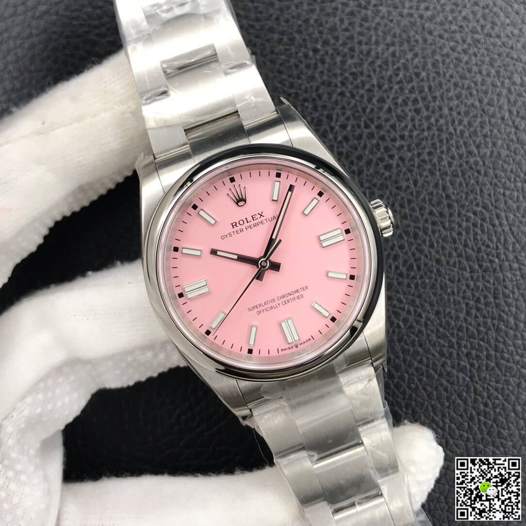 Rolex Oyster Perpetual M126000-0008 36MM EW Factory Candy Pink Dial
