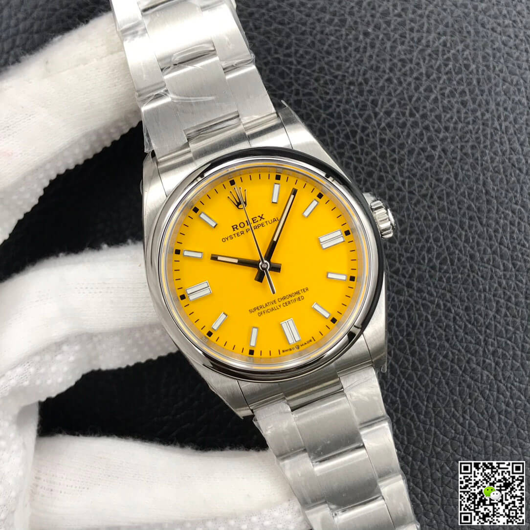 Rolex Oyster Perpetual M126000-0004 36MM EW Factory Yellow Dial