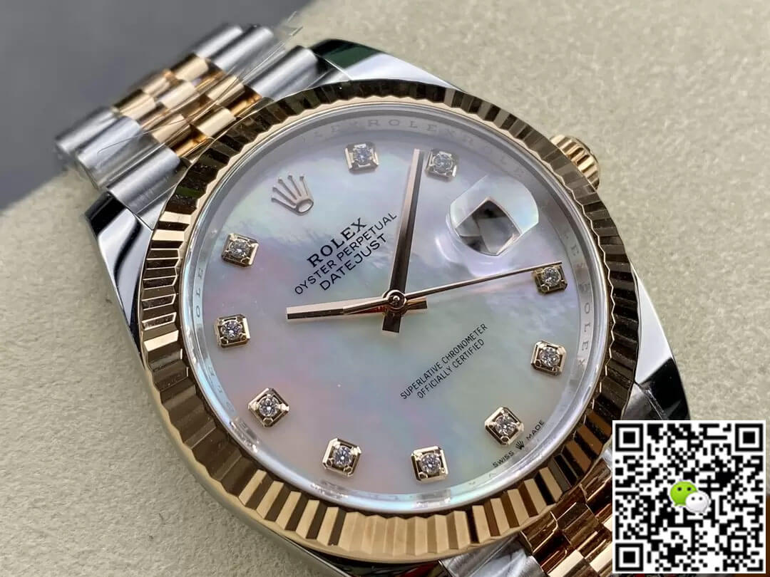 Rolex Datejust 41MM M126331-0014 Clean Factory Mother-Of-Pearl Dial
