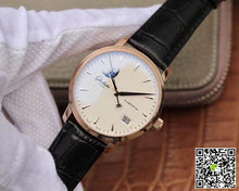 Glashutte Original Senator 1-36-04-04-02-01 Moonphase 18K Rose Gold White Dial