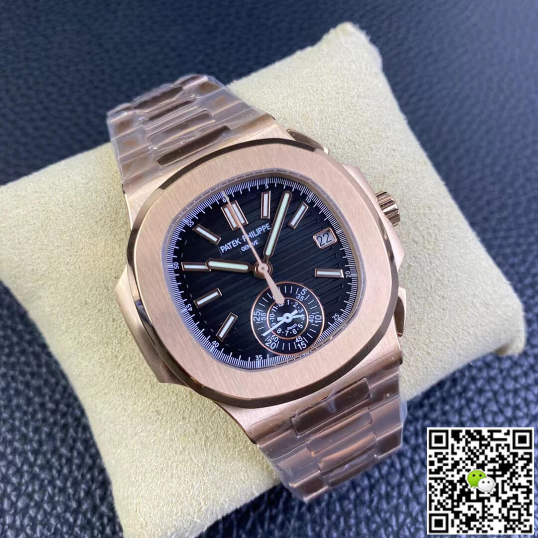 Patek Philippe Nautilus 5980/1R-001 3K Factory V2 Rose Gold