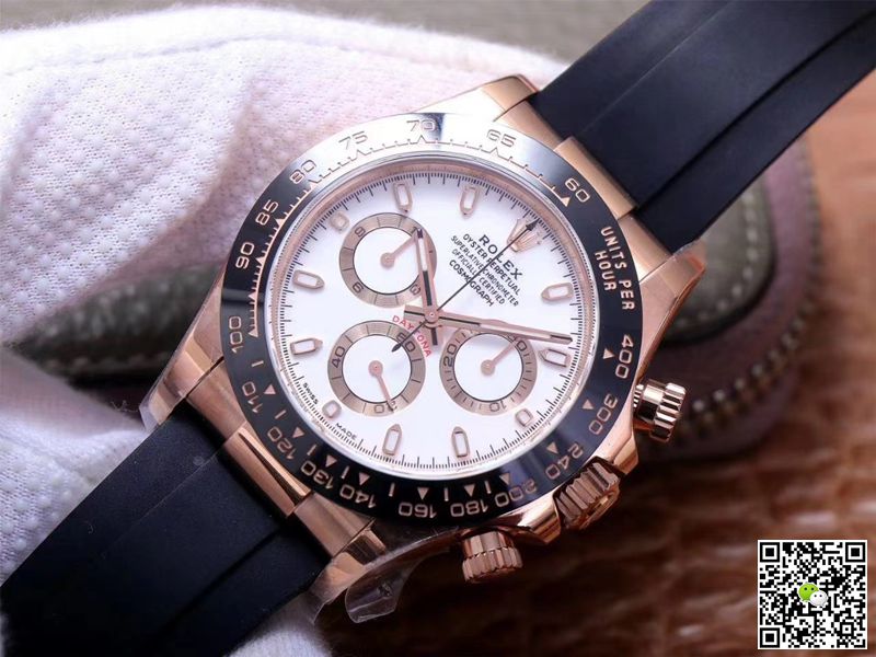 Rolex Daytona M116515LN-0019 Noob Factory White Dial 4130 Movement