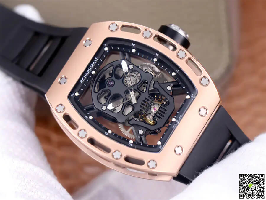 Richard Mille RM52-01 Tourbillon JB Factory Ceramic Skull Dial